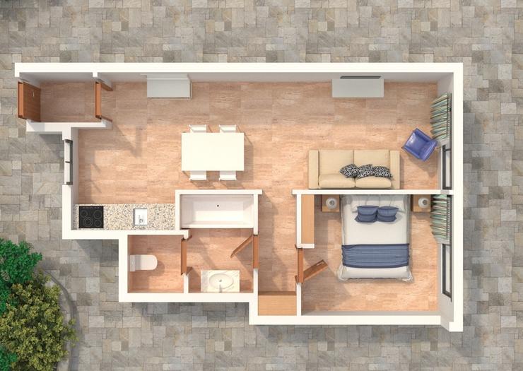 Апартаменты (1 спальня) 2/4 Отель Magic Atrium Plaza Бенидорме Апартаменты (1 спальня) 2/4 Отель Magic Atrium Plaza Бенидорме
